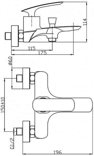 Newarc Slim 121511 Banyo Bataryası