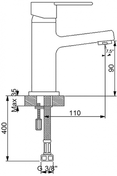 Newarc Domino 971528 Lavabo Bataryası