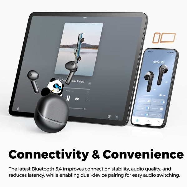 Soundpeats Air5 Lite Tam Kablosuz Kulaklık