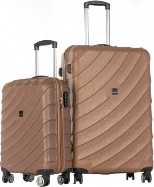 ÇÇS 5143 Kabin & Büyük Boy + Kabin Boy 2'li Valiz Seti