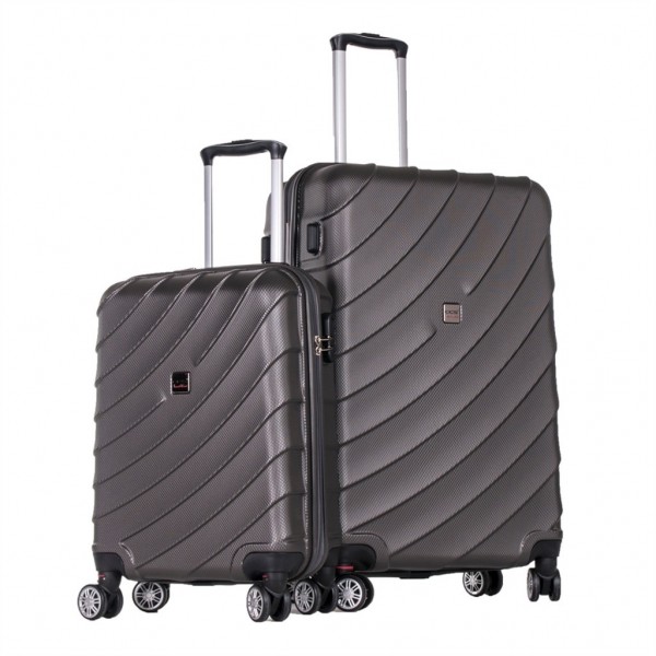 ÇÇS 5143 Kabin & Büyük Boy + Kabin Boy 2'li Valiz Seti