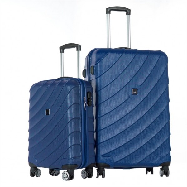 ÇÇS 5143 Kabin & Büyük Boy + Kabin Boy 2'li Valiz Seti