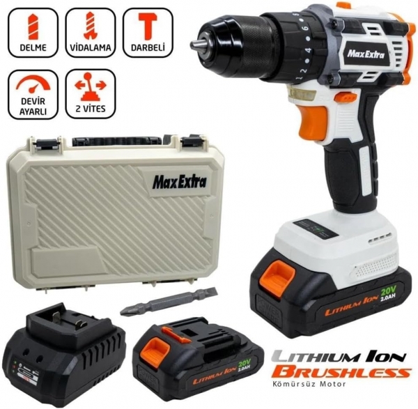 Max Extra MX2020 Akülü Matkap