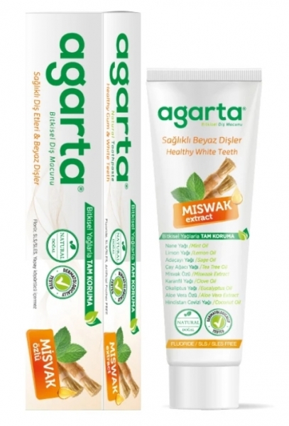 Agarta Sağlıklı Diş Etleri & Beyaz Dişler Misvak Özlü 100 ml