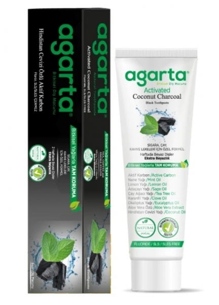 Agarta Hindistan Cevizi Özlü Aktif Karbon 100 ml