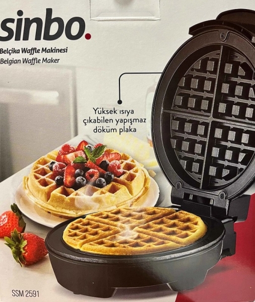 Sinbo SSM-2591 Waffle Makinesi