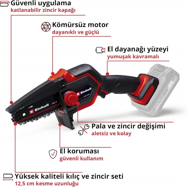 Einhell GE-PS 18/15 Li BL Solo Budama Testeresi (Aküsüz)