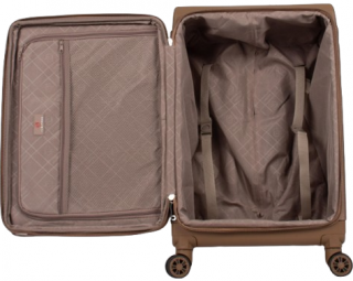 Albatros Hybrid New Brown Polipropilen 3'lü Valiz Seti