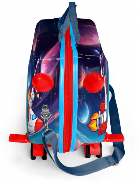 Coral High 16364 Astronot Desenli Otur-Çek Çocuk Valizi