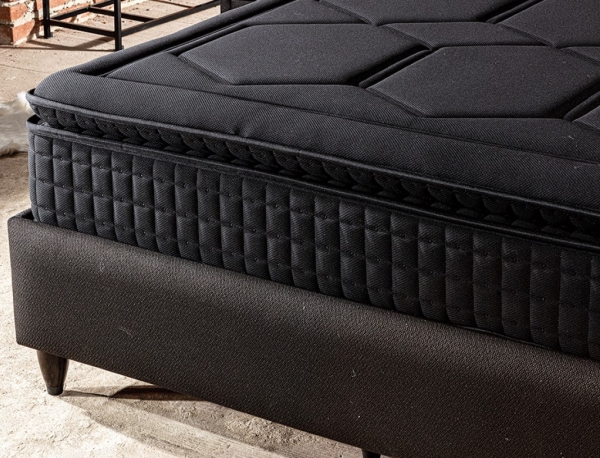 Evline Black Style 140x190 cm Yaylı Yatak