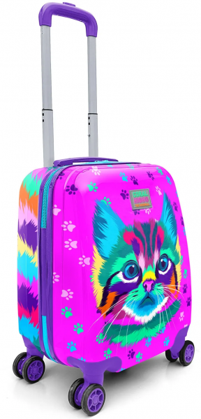 Coral High 16717 Kedi Desenli Çocuk Valizi