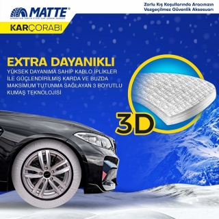 Matte Super-X 245/75 R15 Kar Çorabı