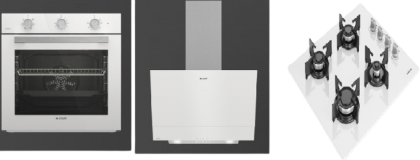 Arçelik Beyaz Ankastre Set OCD T 601-1 EHB + AFC 221 HB + ADE 605 HB