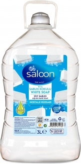 Saloon Beyaz Sabun Kokulu Sıvı Sabun 3 lt