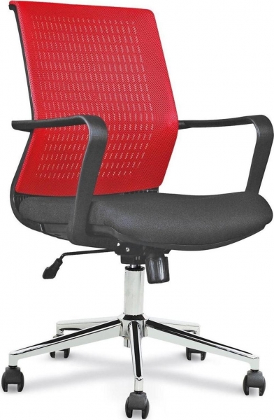 Rise Ofis Setta Krom Çalışma Koltuğu