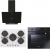 Hoover Ankastre Set HVG74WK3W + HOT 3051 BI