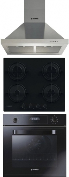 Hoover Siyah & Inox Ankastre Set HVW6MBB + HOT 3051 BI