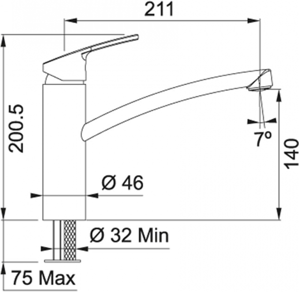 Franke Smart 115.0391.460 Lavabo Bataryası