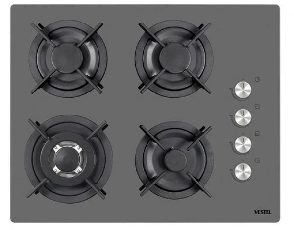 Vestel Gri Ankastre Set AO-65104 GDG-DW + AF-97109 G + AD-63340 G