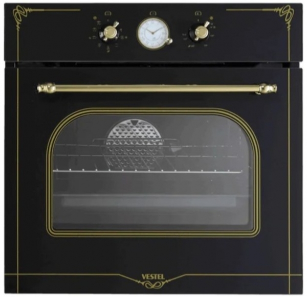 Vestel Rustik Siyah Ankastre Set AO-6104 YRS + AF-7688 RS + AD-6002 RS
