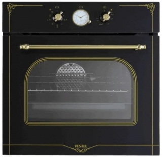 Vestel Rustik Siyah Ankastre Set AO-6104 YRS + AF-7688 RS + AD-6002 RS
