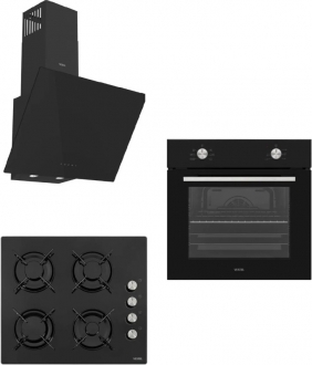 Vestel Siyah Set 79 Ankastre Set AO-6104 YS + AF-4661 YS + AD-63340 S