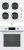 Vestel 2'li Beyaz Ankastre Set AO-6104 YB-DG + AF-861052 B +
