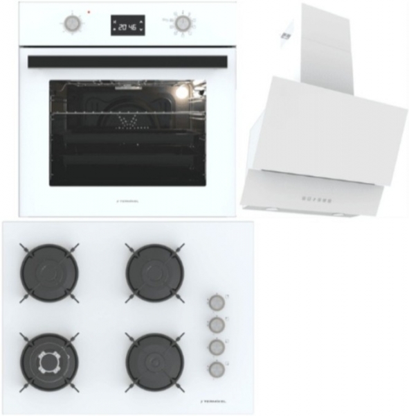 Termikel Beyaz Ankastre Set BH P7194C W + BO O6555C W + Argemon WW60