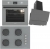 Termikel Gri Ankastre Set BH P7144C A + BO O6555C A + Argemon BA60