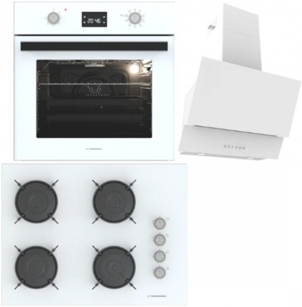 Termikel Beyaz Ankastre Set BH P7144C W + BO O6555C W + Argemon WW60