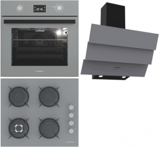 Termikel Gri Ankastre Set BH P6194C A + BO O6555C A + CH S6532C BA