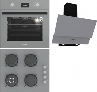 Termikel Antrasit Ankastre Set BH P6194C A + BO O6555C A + CH C6532C BA
