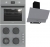 Termikel Antrasit Ankastre Set BH P6194C A + BO O6555C A + CH C6532C BA