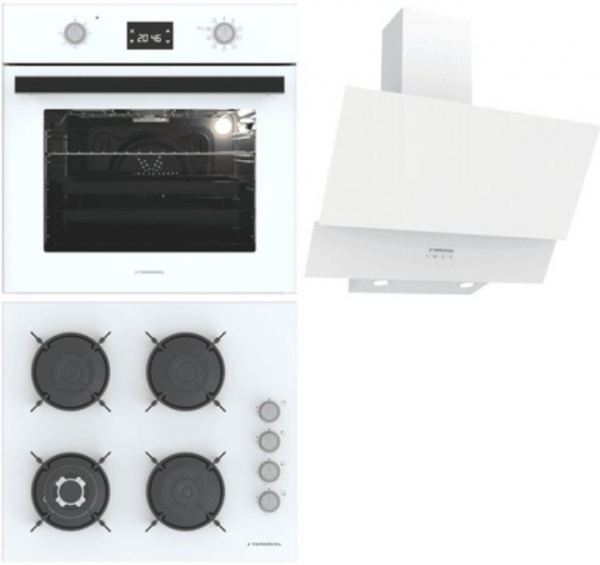 Termikel Beyaz Ankastre Set BH P6194C W + BO O6555C W + CH C6532C WW
