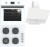 Termikel Beyaz Ankastre Set BH P6194C W + BO O6555C W + CH C6532C WW