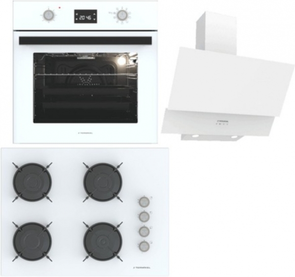 Termikel Beyaz Ankastre Set BH P7144C W + BO O6555C W + CH C6532C WW