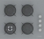 Termikel Gri Ankastre Set BH P6194C A + BO O64D5C A + CH S6532C BA