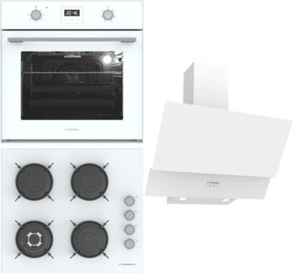 Termikel Beyaz Ankastre Set BH P6194C W + BO O64D5C W + CH C6532C WW
