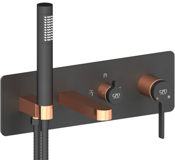 GPD Gildo MKA165-S-R Banyo Bataryası (Rose Gold / Siyah)