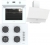 Termikel Beyaz Ankastre Set BH P7194C W + BO O64D5C W + CH C6532C WW