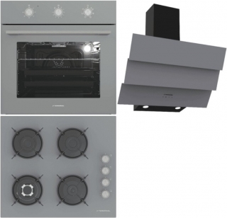 Termikel Antrasit Ankastre Set BH P6194C A + BO O6435C A + CH S6532C BA