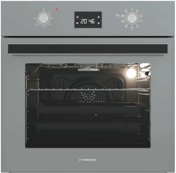 Termikel Antrasit Ankastre Set BH P7194C A + BO O6555C A + CH C6532C BA