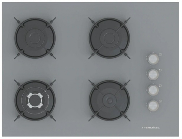 Termikel Antrasit Ankastre Set BH P7194C A + BO O6555C A + CH C6532C BA