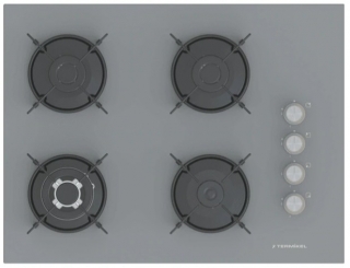 Termikel Antrasit Ankastre Set BH P7194C A + BO O6555C A + CH C6532C BA