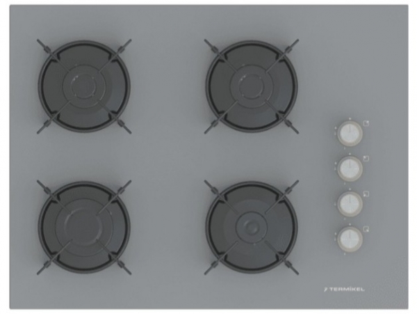 Termikel Antrasit Ankastre Set BH P7144C A + BO O64D5C A + CH S6532C BA