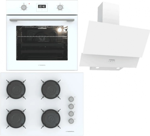 Termikel Beyaz Ankastre Set BH P7144C W + BO O64D5C W + CH C6532C WW