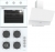 Termikel Beyaz Ankastre Set BH P6194C W + BO O6435C W + CH C6532C WW