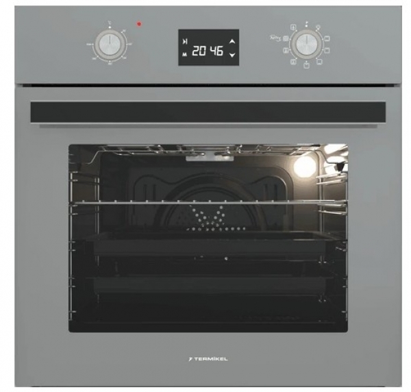Termikel Antrasit Ankastre Set BH P7144C A + BO O6555C A + CH C6532C BA