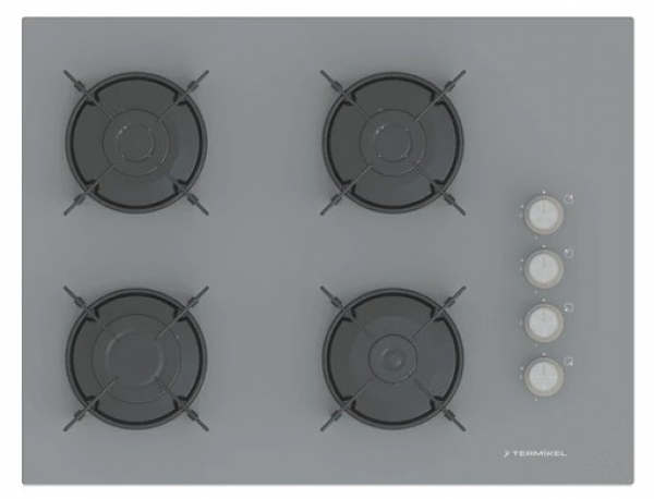 Termikel Antrasit Ankastre Set BH P7144C A + BO O6555C A + CH C6532C BA