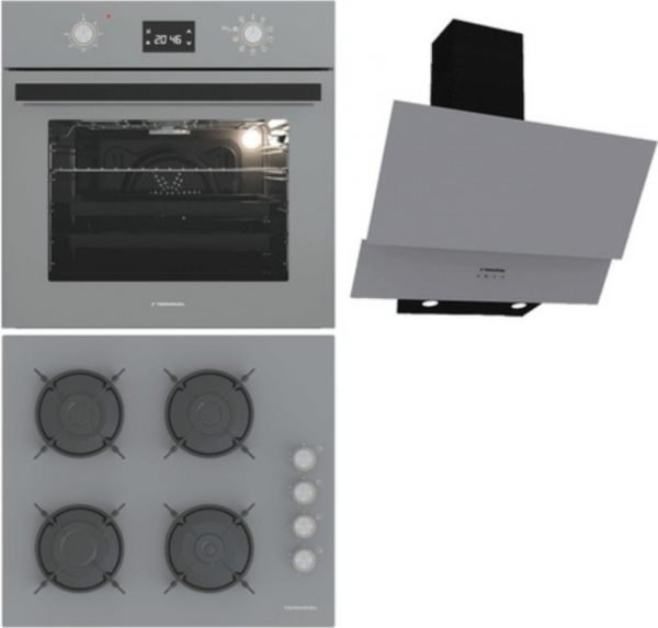 Termikel Gri Ankastre Set BH P6144C A + BO O6555C A + CH C6532C BA